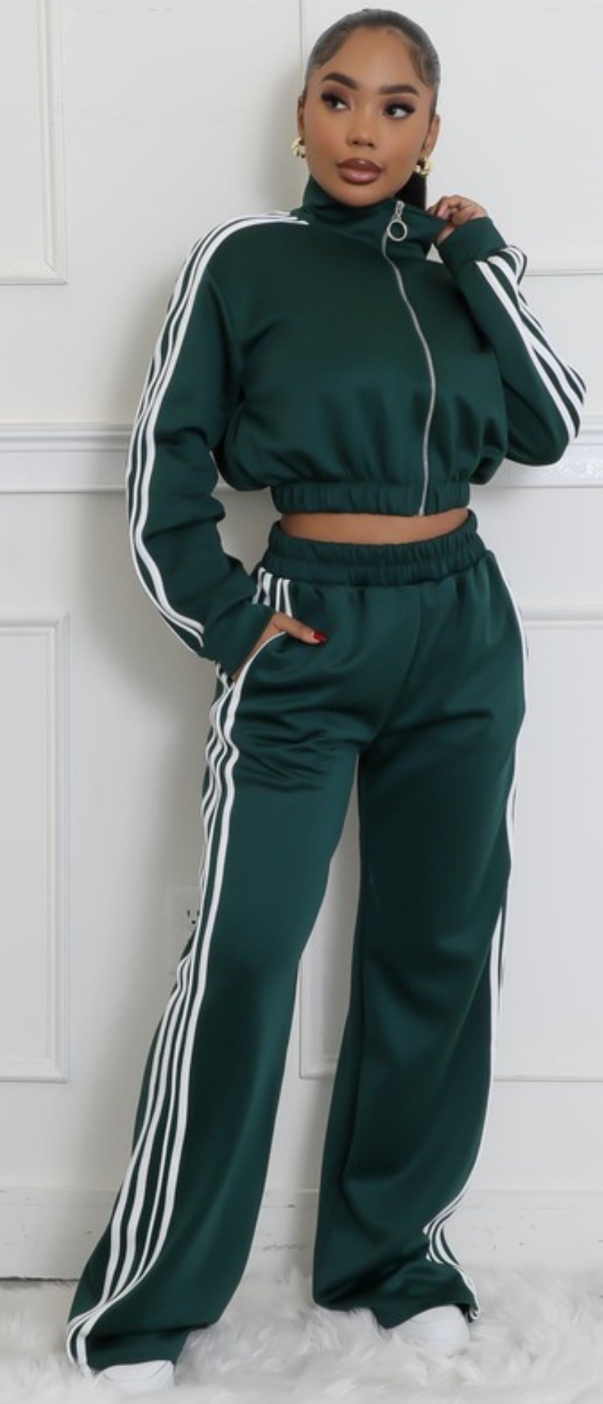 The Kiani Hunter Green Track Set