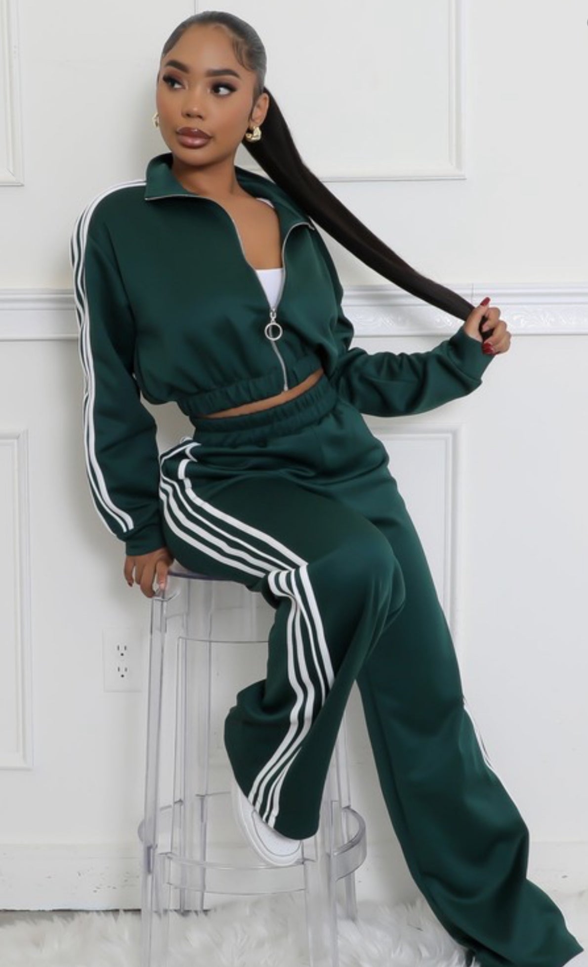 The Kiani Hunter Green Track Set