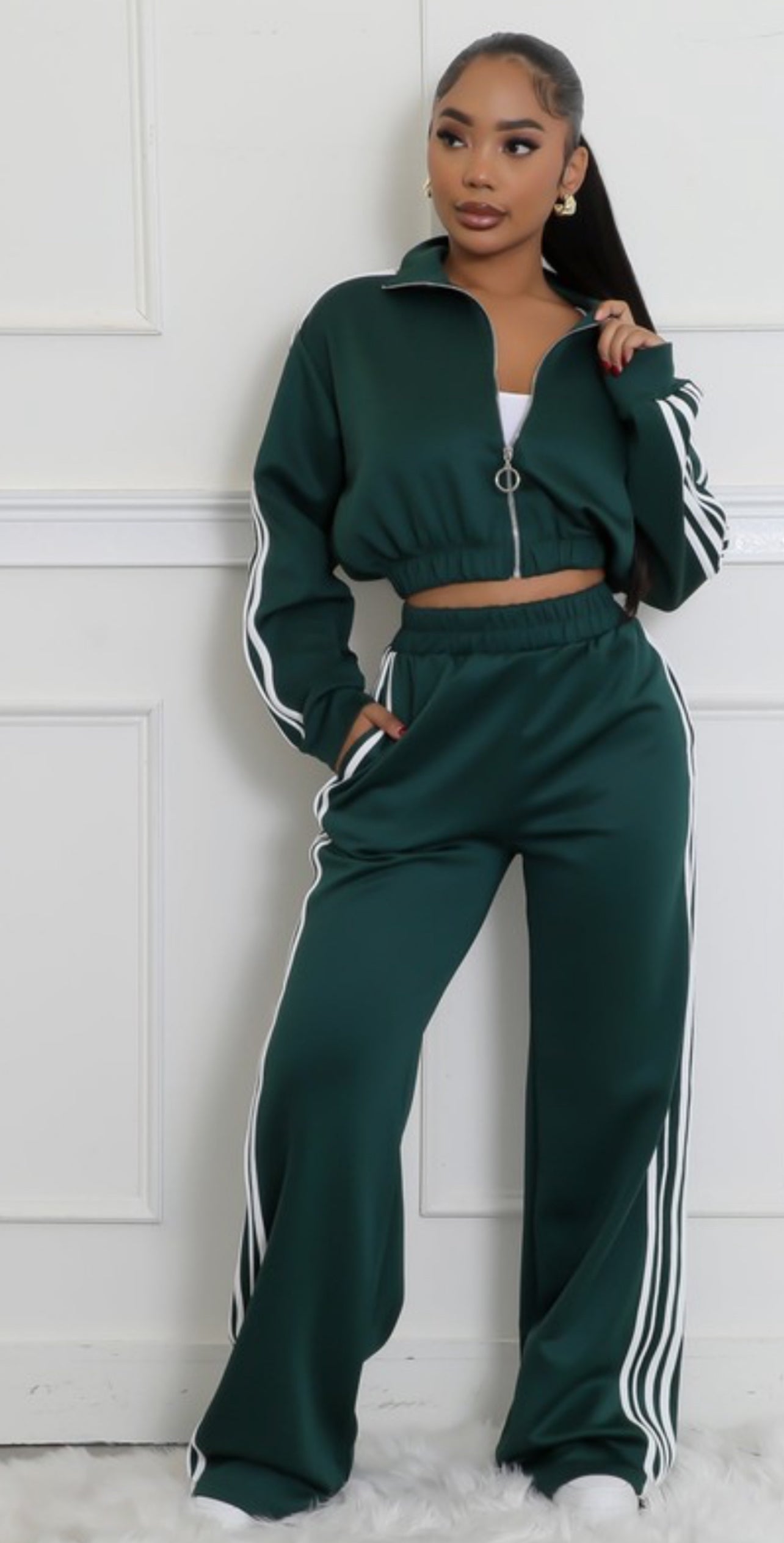 The Kiani Hunter Green Track Set