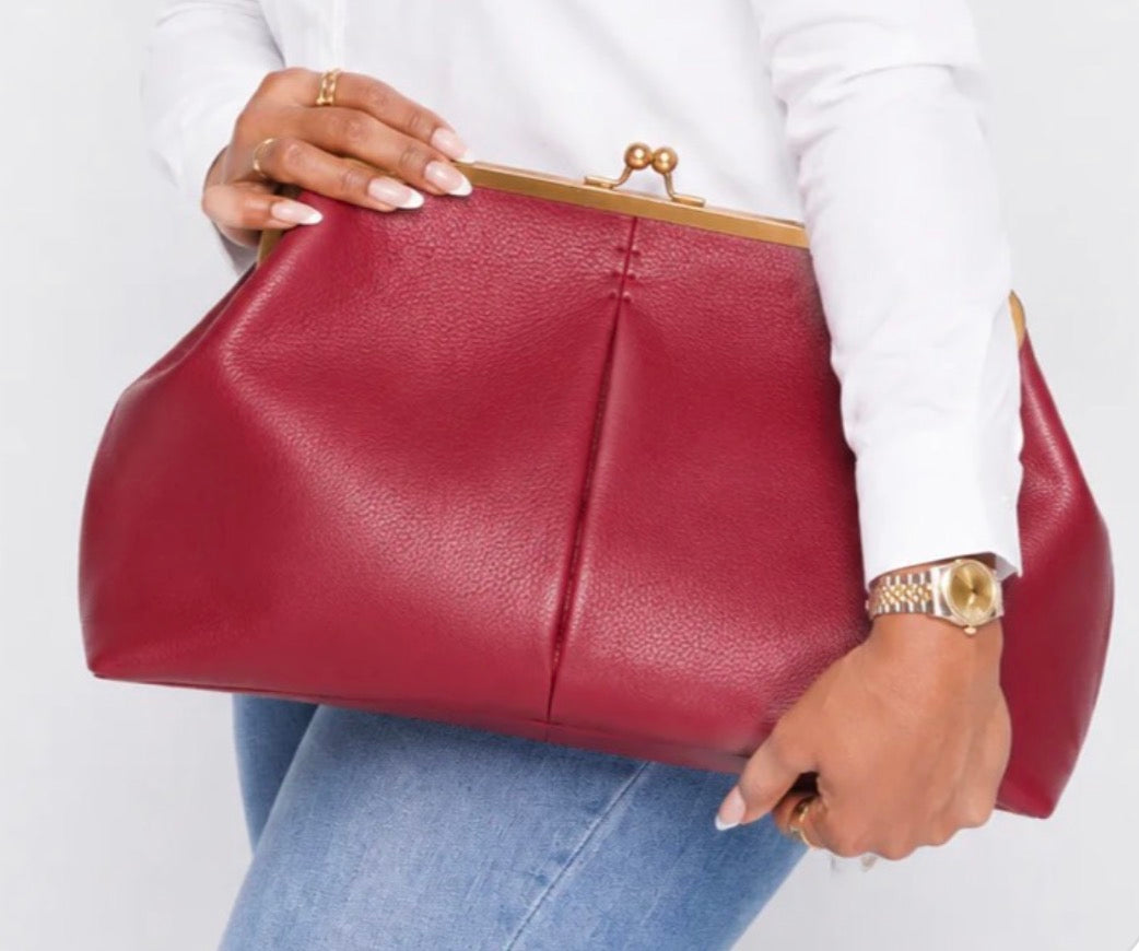 The Amaranth Khloe Oversized Clutch