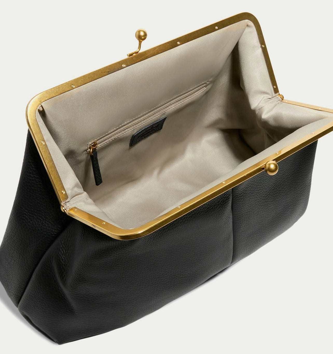 The Black Khloe Oversized Clutch