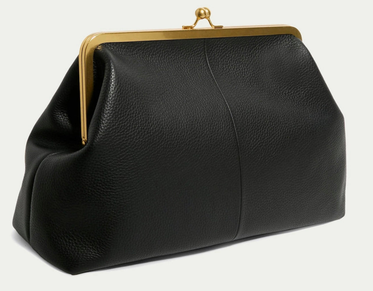 The Black Khloe Oversized Clutch