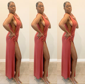 The Sienna Brick Pale Dress