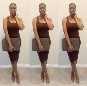 The Boujee Doll Chocolate Dress