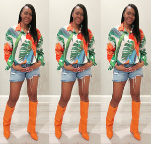 The Fall Tropics Blouse