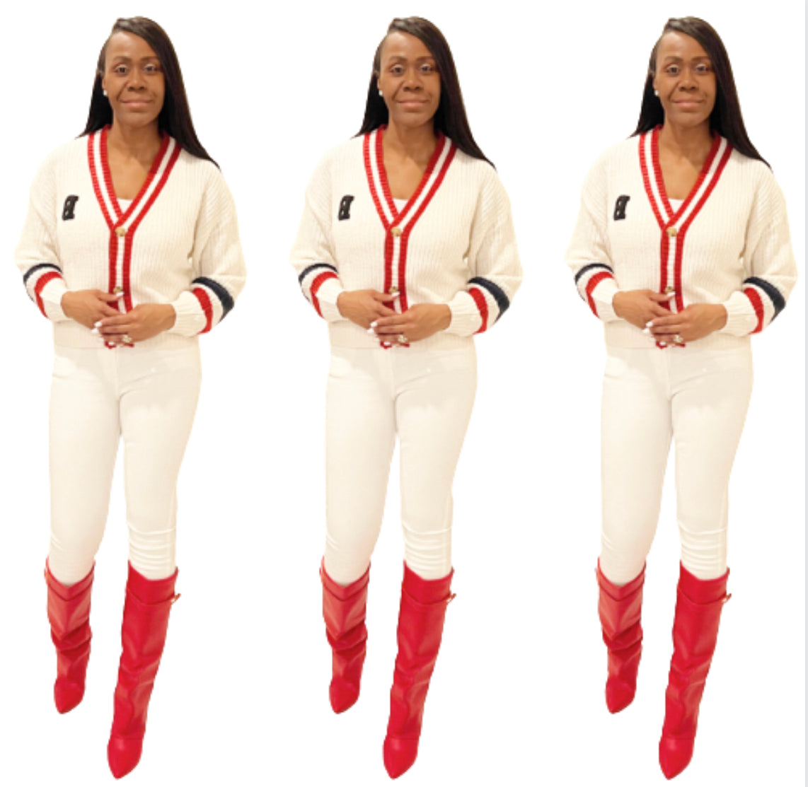 The Preppy Letterman Cardigan