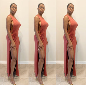 The Sienna Brick Pale Dress